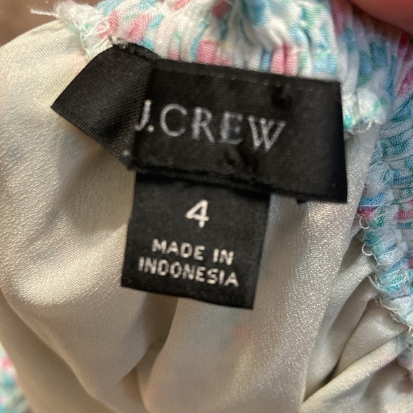 J. Crew Blue Puff Sleeve Midi Dress   BIN #6 - Picture 7 of 7